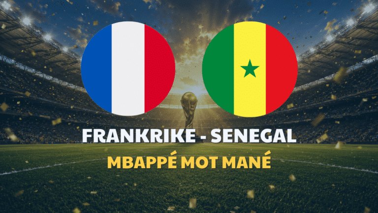Frankrike – Senegal: Speltips & Odds VM 2026