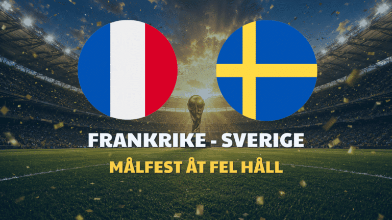 Frankrike – Sverige: Speltips & Odds VM 2026