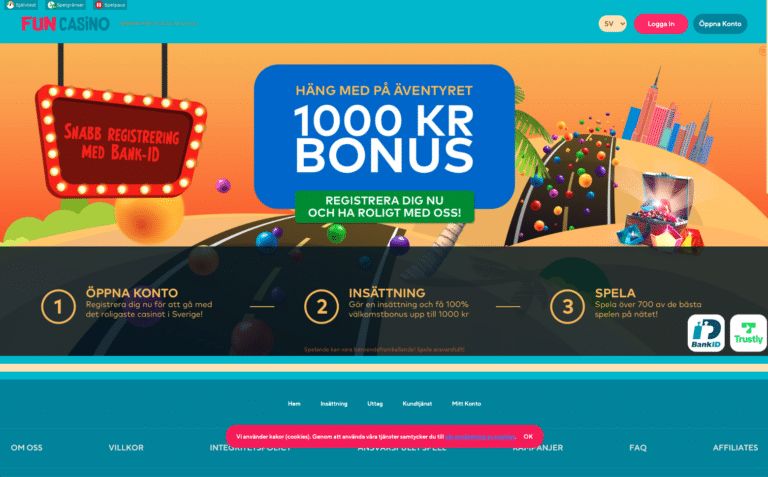 fun casino bonus online