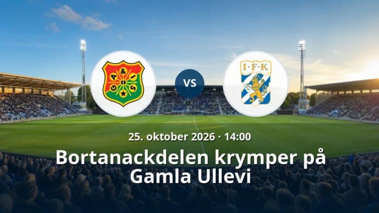 Gais – IFK Göteborg: Bortanackdelen krymper på Gamla Ullevi