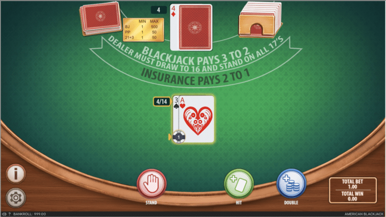 gratis black jack spel demo