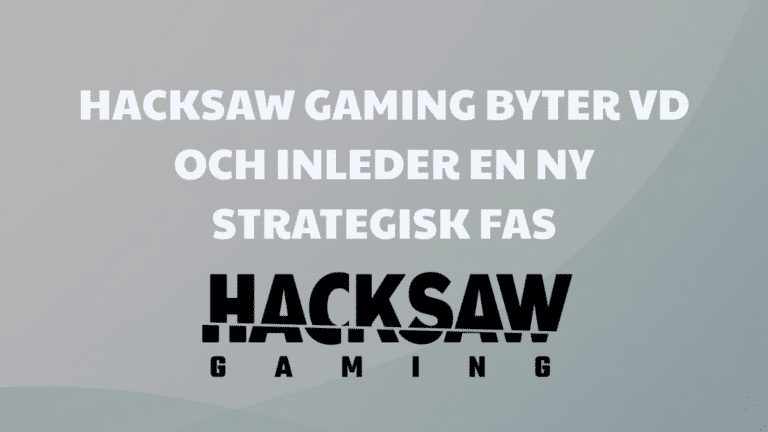 Hacksaw Gaming sparkar sin VD