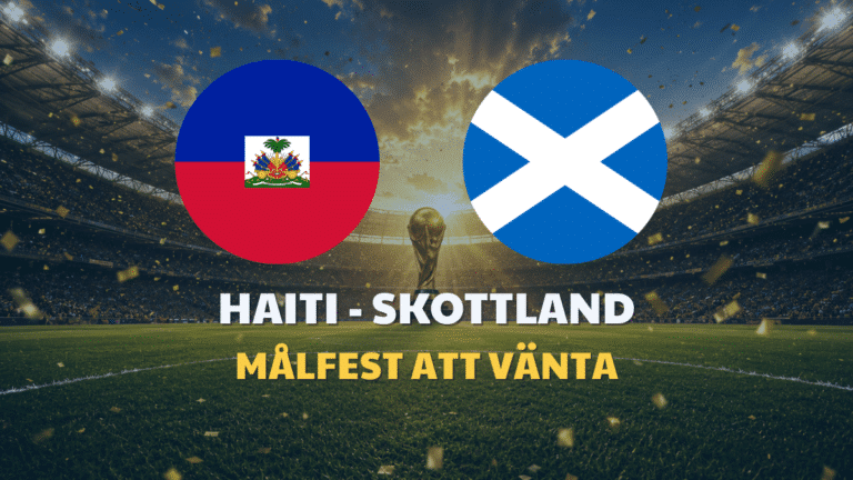 Haiti – Skottland: Speltips & Odds VM 2026