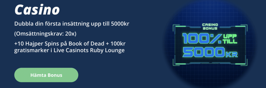 Hajper Casino bonus