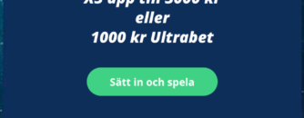Unik möjlighet att välja bonus!