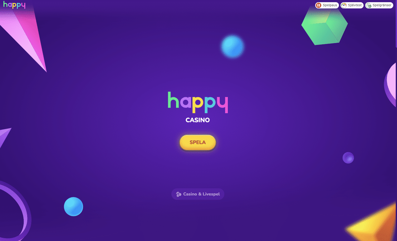 Happy Casino - Bonus på 50 omsättningsfria free spins