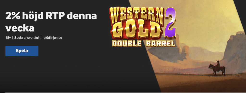 Höjd RTP Western gold 2