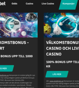 3 Högsta Casino Bonusarna i Sverige