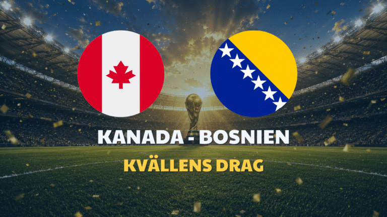 Kanada – Bosnien: Speltips & Odds VM 2026