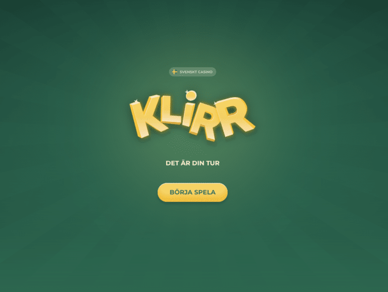 klirr casino registrering