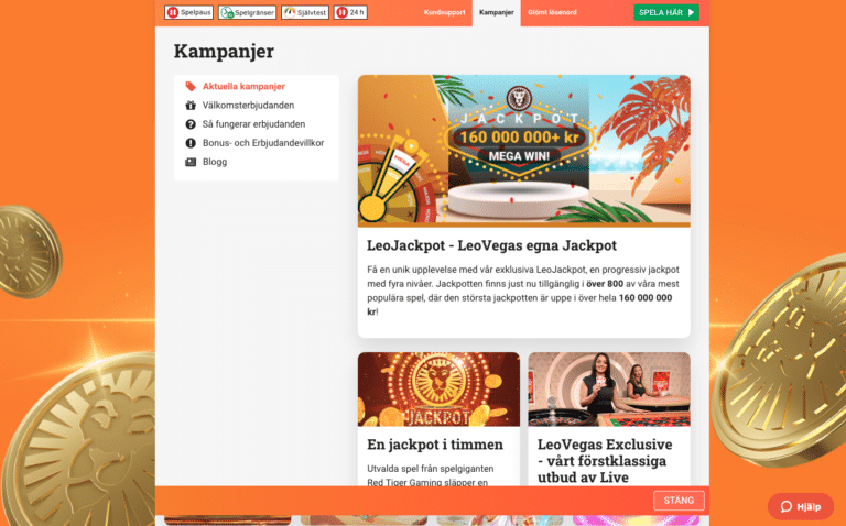 leovegas kampanjer casino betting