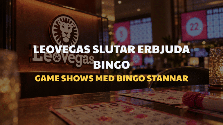 LeoVegas slutar erbjuda bingo online