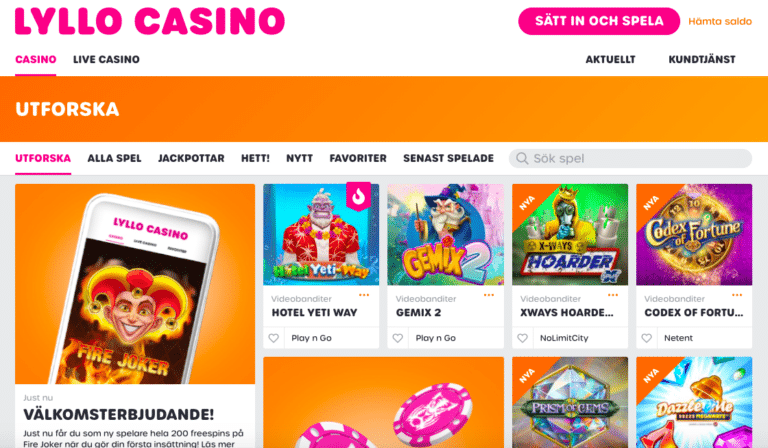 5 Skäl att välja ett casino utan konto