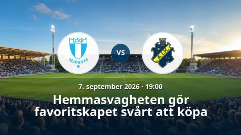 Malmö FF – AIK Stockholm: Hemmasvagheten gör favoritskapet svårt att köpa
