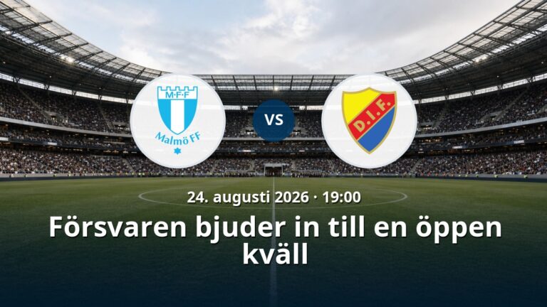 Malmo FF – Djurgardens IF: Försvaren bjuder in till en öppen kväll