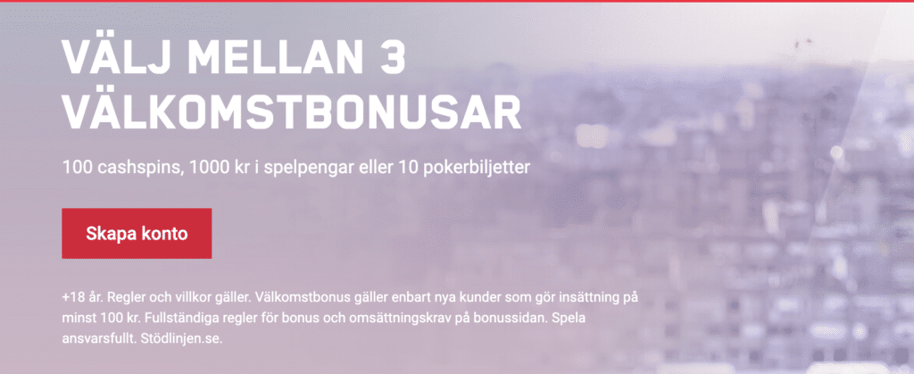 Välj mellan 3 bonusar hos maria casino