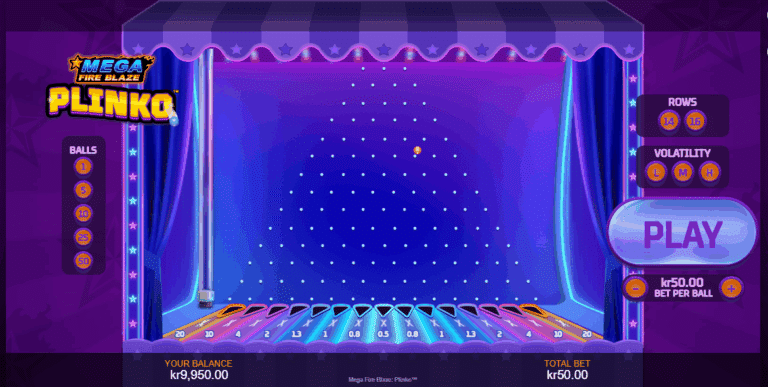 mega fire blaze plinko slot