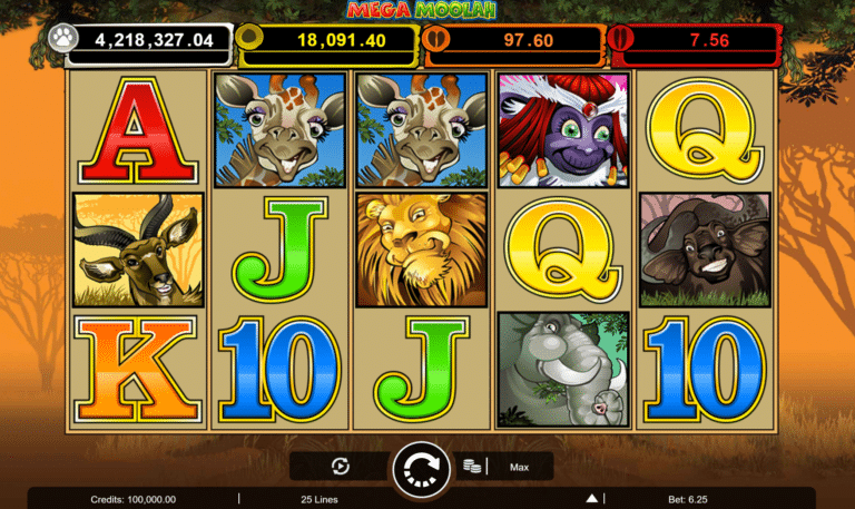 mega moolah jackpot slot