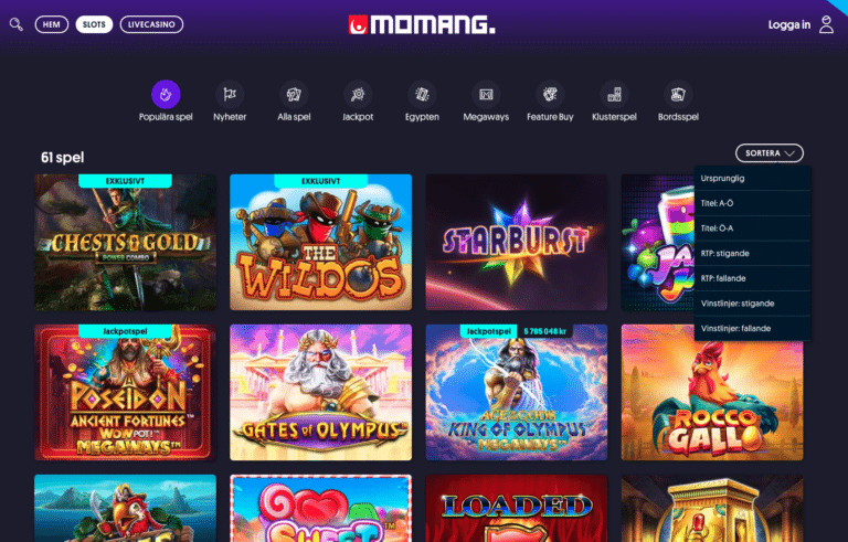 momang casino slots