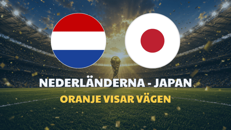 Nederländerna – Japan: Oddsboost VM 2026