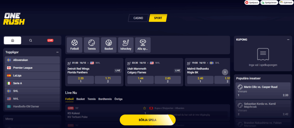 onerush betting