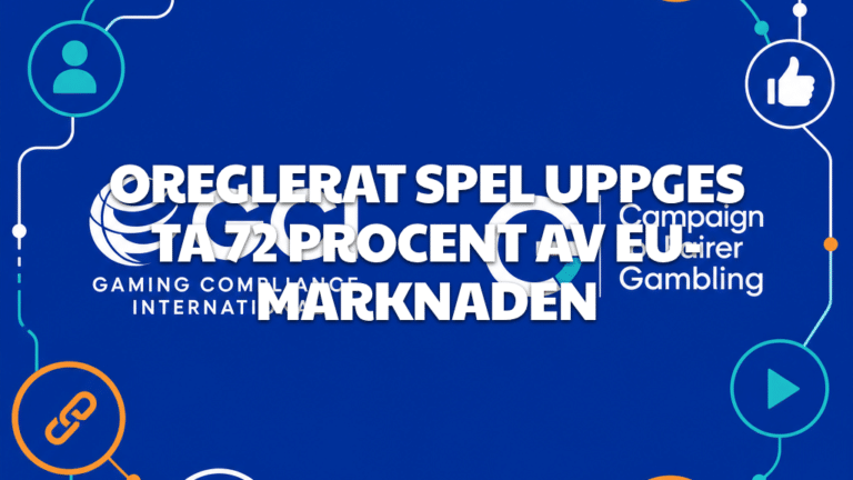 Oreglerat spel uppges ta 72 procent av EU-marknaden