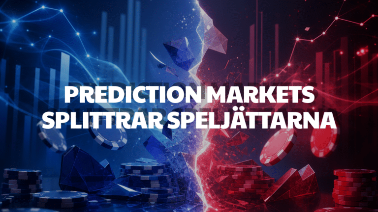 Prediction markets splittrar speljättarna