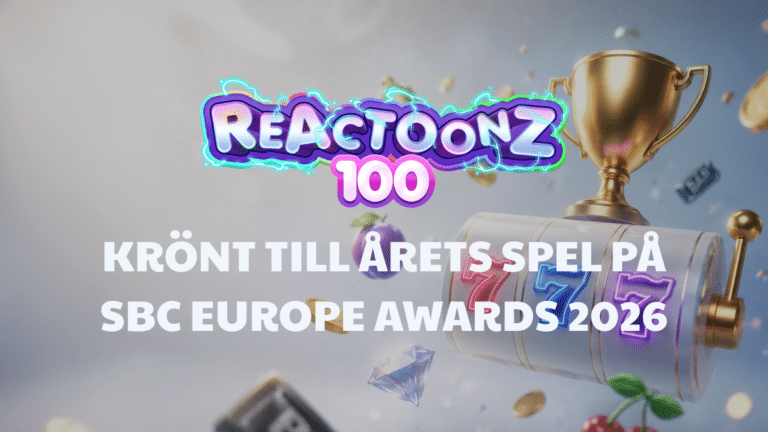 Reactoonz 100 vinner årets spel på SBC Europe Awards
