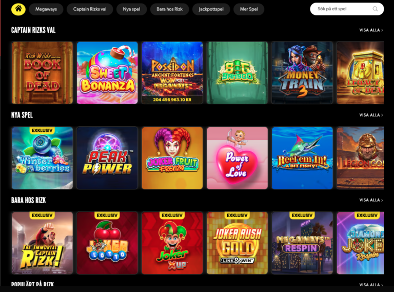 rizk casino spel online