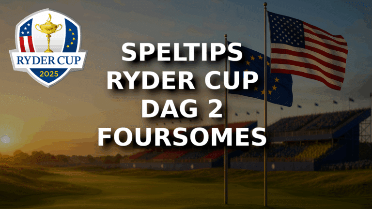 Speltips Ryder cup dag 2 Foursomes