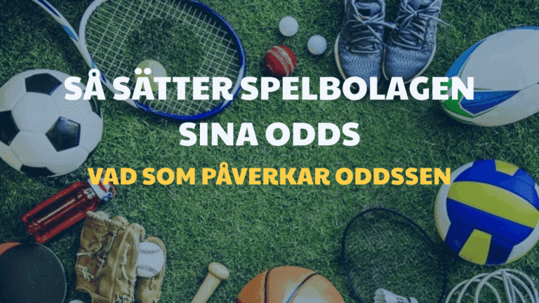 Hur spelbolagen sätter sina odds