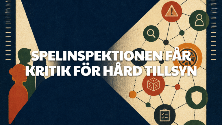 Spelinspektionen får kritik för hård tillsyn