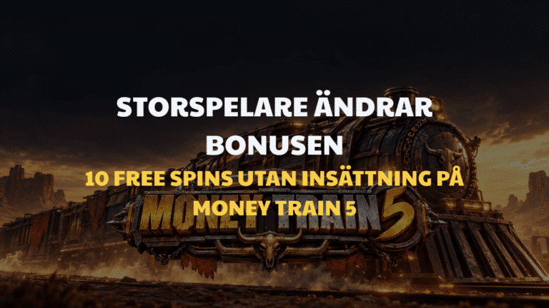 Storspelare byter till Money Train 5 i välkomstbonusen