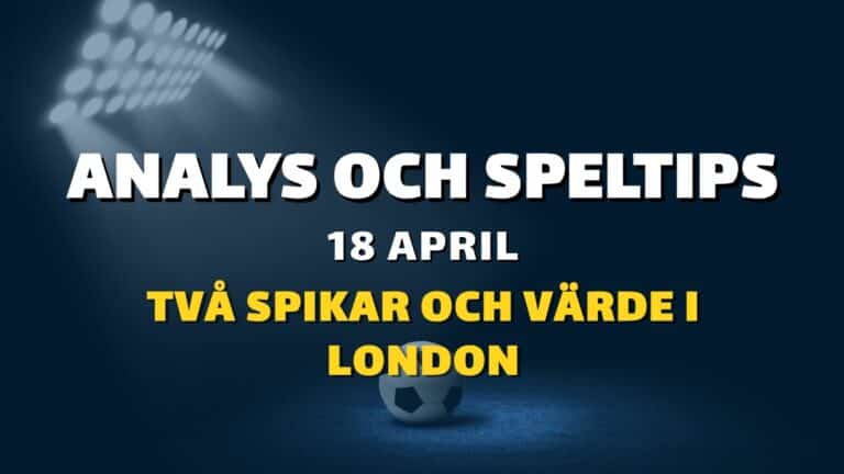 Stryktipset tips 18/4