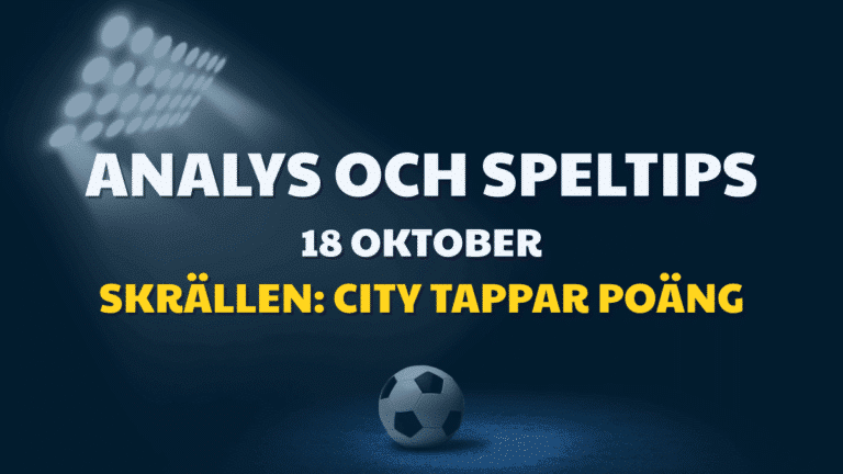Stryktipset Tips 18/10