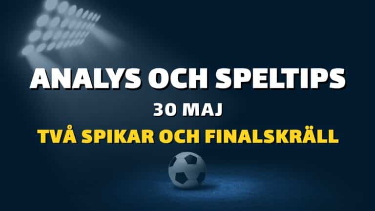 Stryktipset tips 30/5