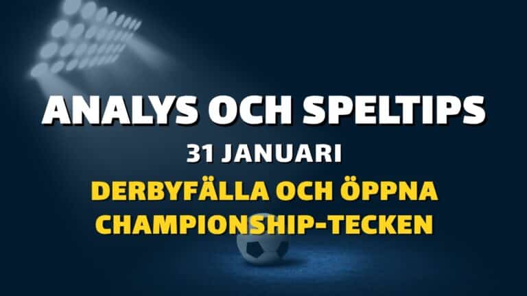 Stryktipset tips 31/01