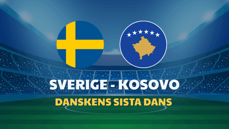 Speltips Sverige Kosovo 13/10