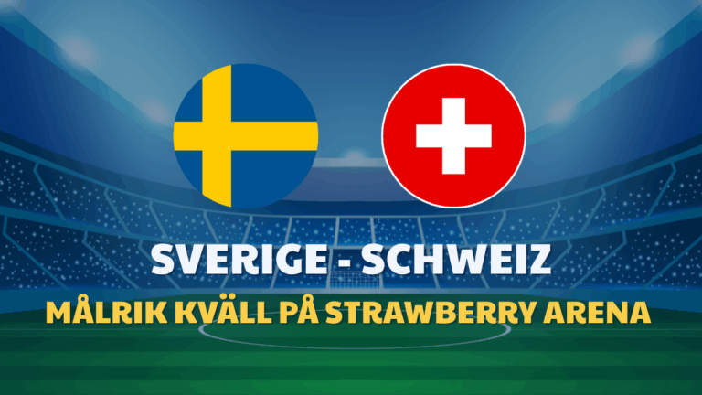 Sverige – Schweiz 10/10: Över 2.5 Mål