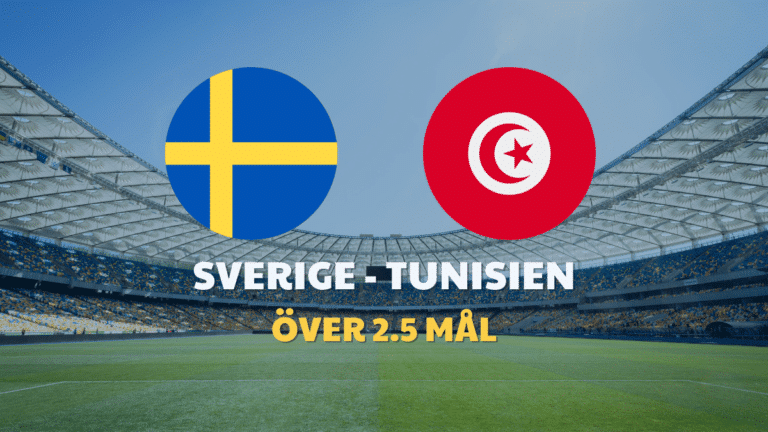Sverige – Tunisien Odds & Speltips VM 2026