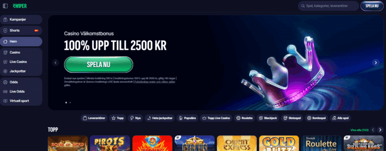 swiper casino hemsida
