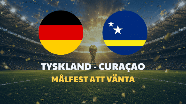 Tyskland – Curacao: Speltips & Odds VM 2026