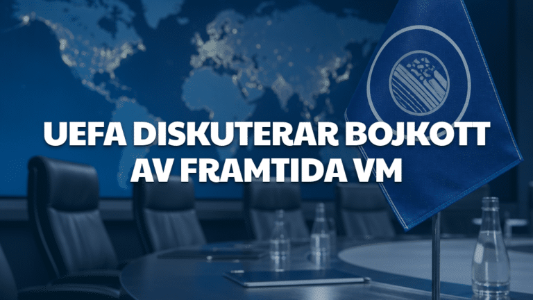 Uefa diskuterar bojkott av framtida VM