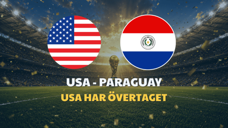USA – Paraguay: Speltips & Odds VM 2026