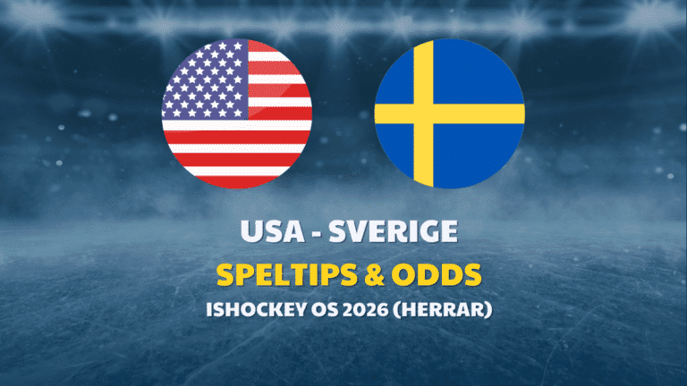 USA – Sverige Odds & speltips OS 2026