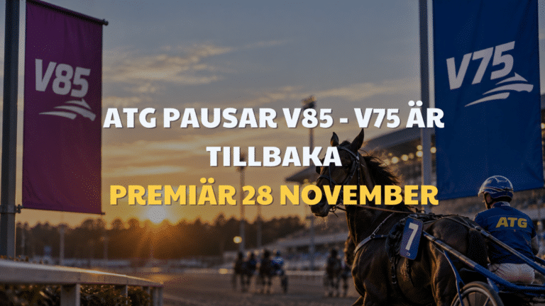 ATG pausar V85 och tar tillbaka V75