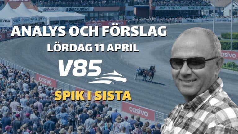 V85 tips lördag 11/4