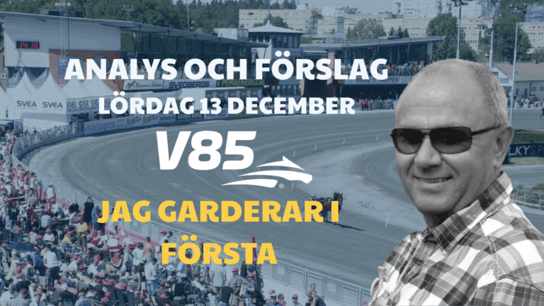 V85 Tips Lördag 13/12