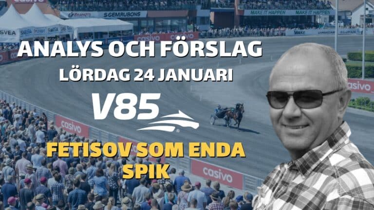 V85 Tips lördag 24/1