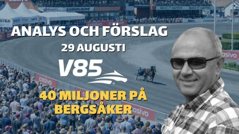 V85 tips lördag 29 augusti
